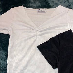 two hollister small tops